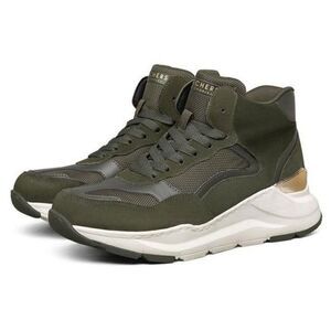 Skechers Women’s Rovina High-Top Sneakers 155250-Olive Green, Sz 8- tongue stain